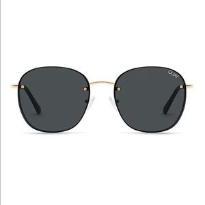 Brand New Quay Jezabell Rimless gold / smoke